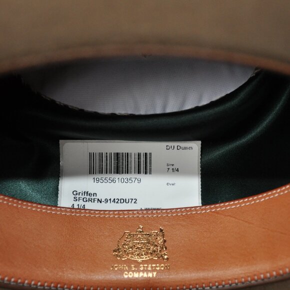 Stetson Griffen 10X Fur Felt Hat - Picture 7 of 7